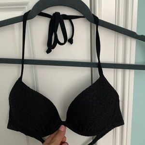 Black bikini top